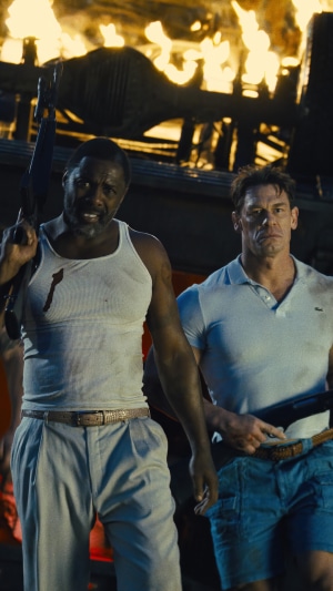 Bloodsport and Peacemaker from The Suicide Squad