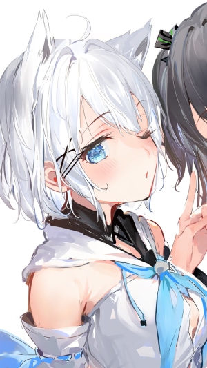 Siesta and Nagisa from The Detective Is Already Dead