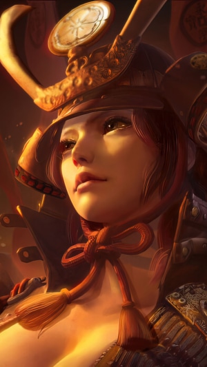 Fantasy Samurai Warrior Girl
