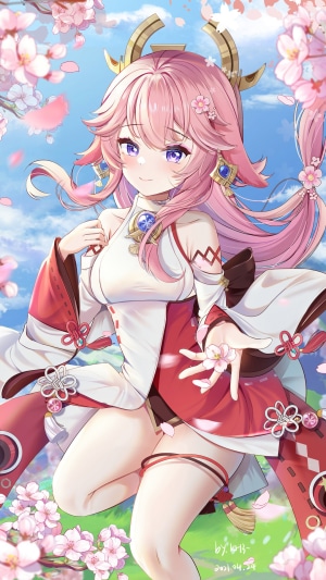 Yae Miko from Genshin Impact