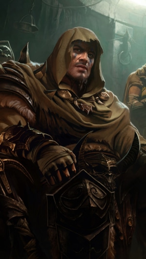 Man in Hooded Cloak from Diablo Immortal