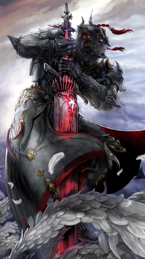 Dark Knight from Final Fantasy XIV Online