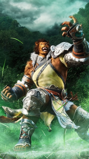 Hrothgar Monk from Final Fantasy XIV Online