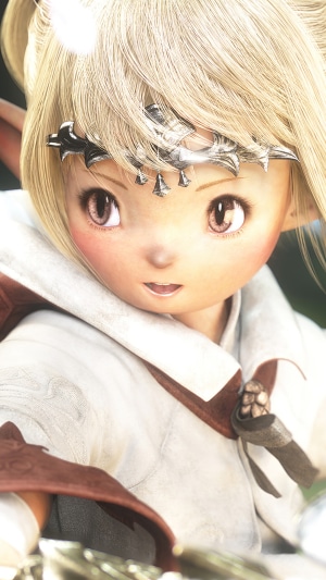 Miqo'te White Mage from Final Fantasy XIV Online
