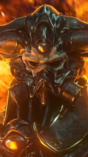 Final Fantasy XIV Online character in armor