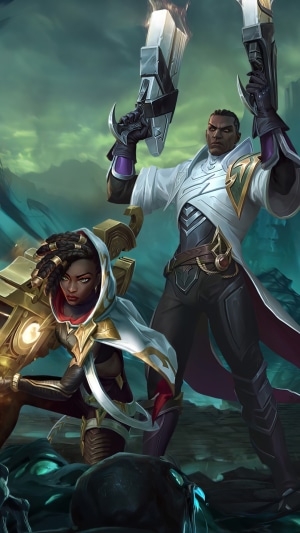 Senna and Lucian from League of Legends