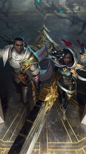 Lucian and Senna from League of Legends