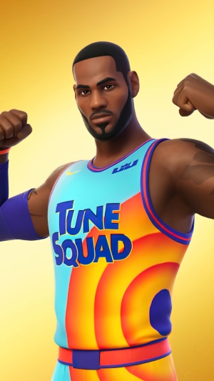 LeBron James from Fortnite Tune Squad