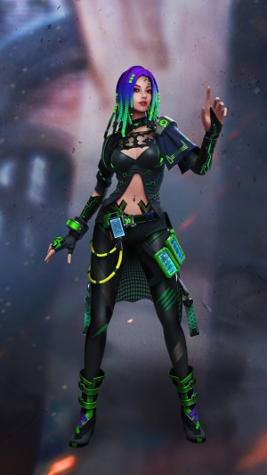 Woman from Garena Free Fire