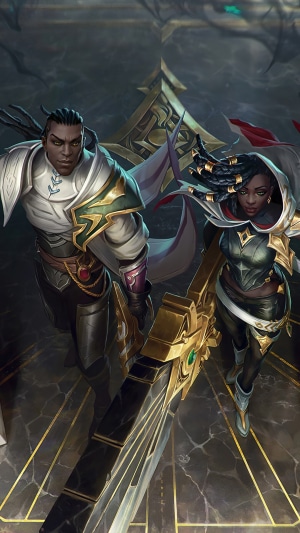 Senna and Lucian from League of Legends