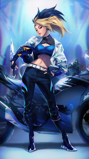 Akali from League of Legends K/DA All Out