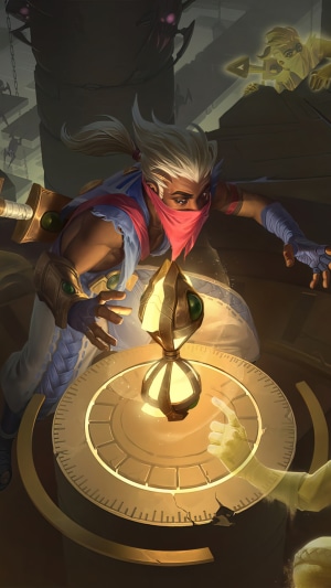 Ekko from League of Legends and Legends of Runeterra