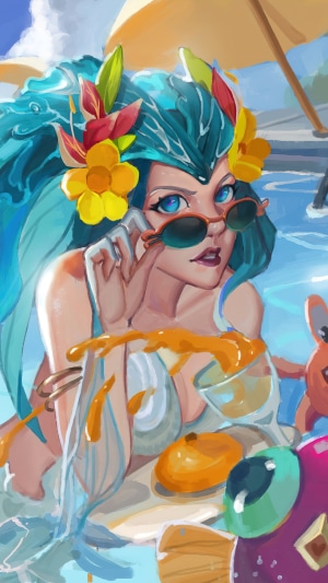 Pool Party Nami from League of Legends