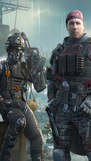 Two soldiers from Call of Duty Mobile