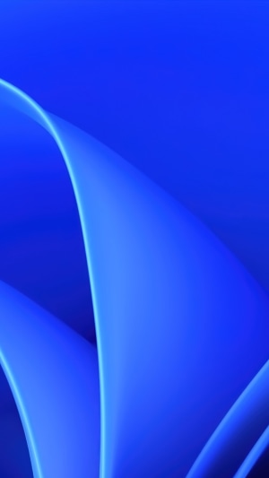 Windows 11 abstract blue flowing shapes