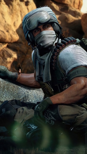 Soldier from Call of Duty Black Ops Cold War