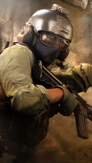 Soldier with rifle in Call of Duty Black Ops Cold War