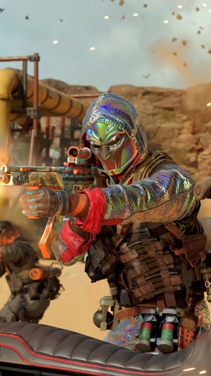 Call of Duty Black Ops Cold War Soldier with Rifle