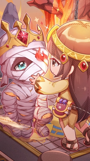 Ragnarok X: Next Generation Chibi Mummy and Girl