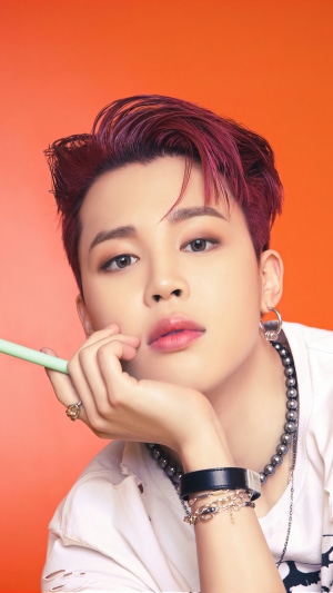 Jimin from BTS Close-Up Portrait