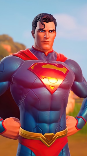 Superman from Fortnite