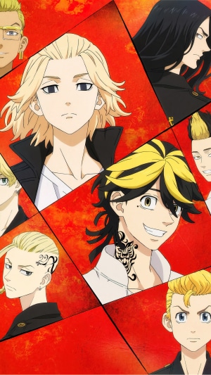 Tokyo Revengers characters collage