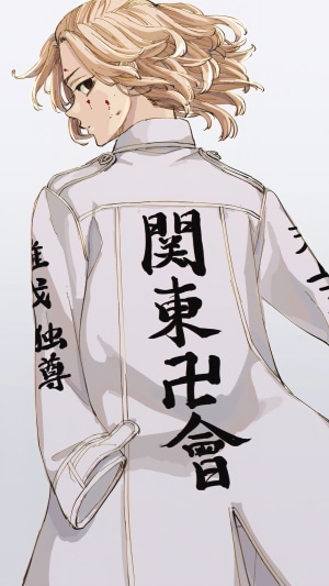 Manjiro Sano from Tokyo Revengers in White Coat