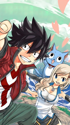 Shiki, Rebecca, and Happy from Edens Zero