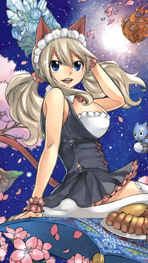 Rebecca Bluegarden from Edens Zero with Happy