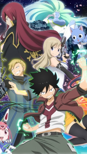 Edens Zero characters in space