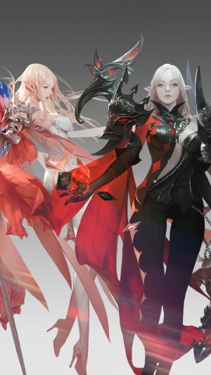 Arcana, Summoner, and Destroyer from Lost Ark
