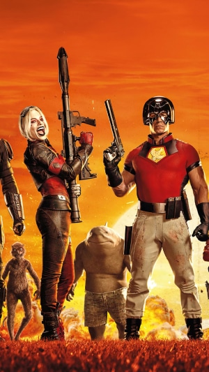 Harley Quinn and Peacemaker from The Suicide Squad