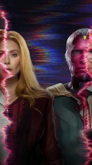 Scarlet Witch and Vision from WandaVision TV Series