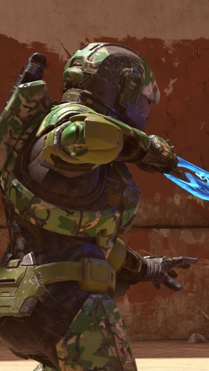 Spartan from Halo Infinite with Energy Sword
