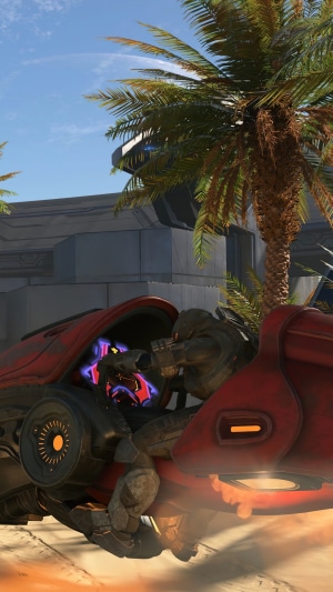 Halo Infinite Warthog with Elite driver