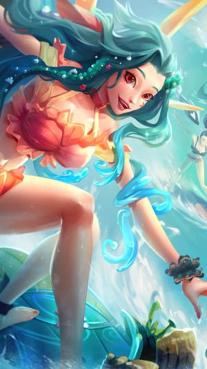 Soraka from League of Legends Pool Party