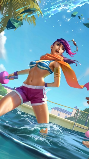 Pool Party Fiora from League of Legends