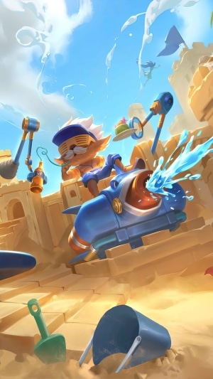 Pool Party Heimerdinger from League of Legends