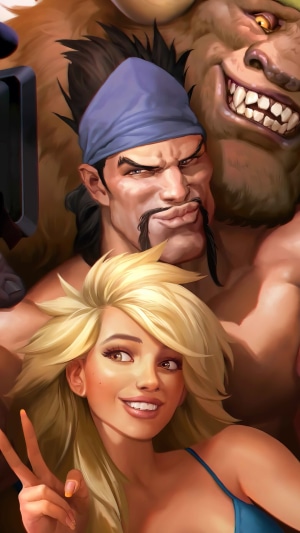 Draven from League of Legends Pool Party