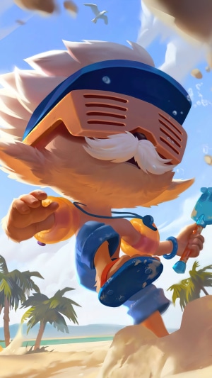 Pool Party Heimerdinger from League of Legends