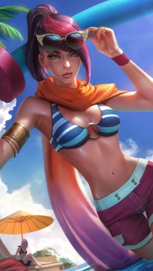 Pool Party Fiora from League of Legends
