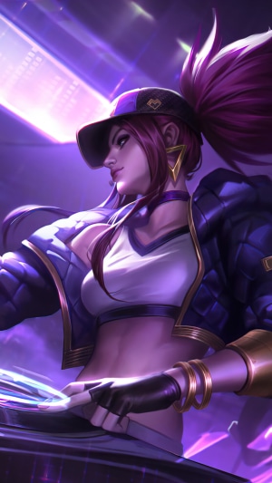 Akali from League of Legends KDA DJ