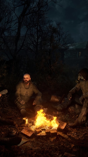 S.T.A.L.K.E.R. 2: Heart of Chernobyl campfire scene