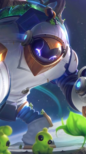 Astronaut Maokai from League of Legends
