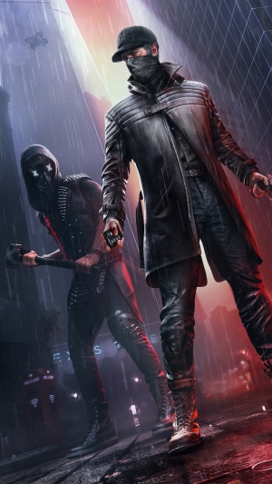 Aiden Pearce and Wrench from Watch Dogs Legion