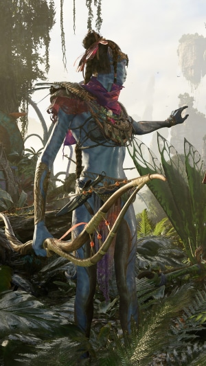 Avatar: Frontiers of Pandora character with bow