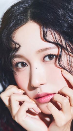 Mina Myoui from TWICE close-up portrait