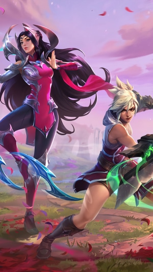 Irelia and Riven from League of Legends