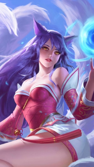 Ahri from League of Legends with Magical Orb