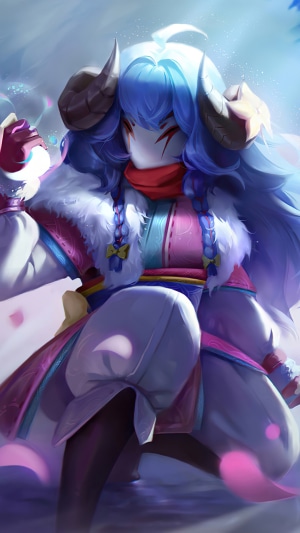 Kindred from League of Legends, Spirit Blossom skin